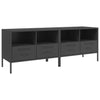 TV-tasot 2 kpl musta 68x39x50,5 cm kylmävalssattu teräs