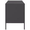TV-tasot 2 kpl musta 68x39x50,5 cm kylmävalssattu teräs