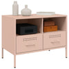 TV-taso pinkki 68x39x50,5 cm kylmävalssattu teräs