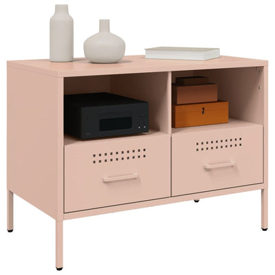 TV-taso pinkki 68x39x50,5 cm kylmävalssattu teräs