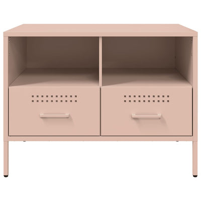 TV-taso pinkki 68x39x50,5 cm kylmävalssattu teräs