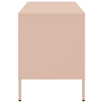 TV-taso pinkki 68x39x50,5 cm kylmävalssattu teräs