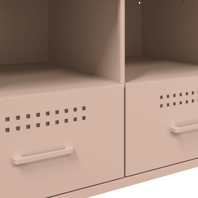 Pinkki tv-taso Domusei 68x39x50,5cm (kylmävalssattu teräs)