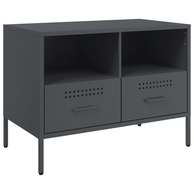 TV-taso antrasiitti 68x39x50,5 cm kylmävalssattu teräs