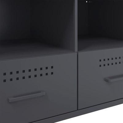 TV-taso antrasiitti 68x39x50,5 cm kylmävalssattu teräs