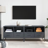 TV-tasot 2 kpl antrasiitti 68x39x50,5 cm kylmävalssattu teräs