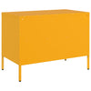 TV-taso sinapinkeltainen 68x39x50,5 cm kylmävalssattu teräs