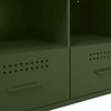 TV-taso oliivinvihreä 68x39x50,5 cm kylmävalssattu teräs