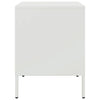 Valkoinen yöpöydät Winnie 36x39x50,5cm (2 kpl kylmävalssattu teräs)