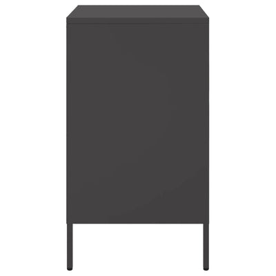 TV-taso musta 36x39x68 cm kylmävalssattu teräs
