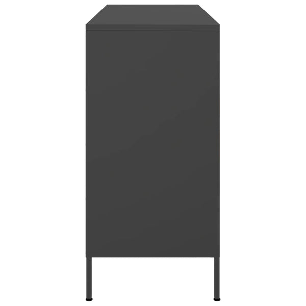 Senkki musta 100,5x39x79 cm teräs