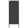 Kaappi musta 68x39x101,5 cm kylmävalssattu teräs