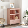 Kaappi pinkki 68x39x101,5 cm kylmävalssattu teräs