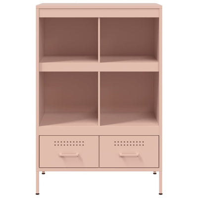 Kaappi pinkki 68x39x101,5 cm kylmävalssattu teräs