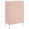 Kaappi pinkki 68x39x101,5 cm kylmävalssattu teräs