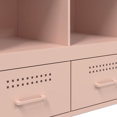 Kaappi pinkki 68x39x101,5 cm kylmävalssattu teräs