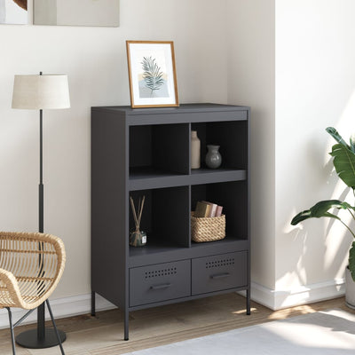 Kaappi antrasiitti 68x39x101,5 cm kylmävalssattu teräs