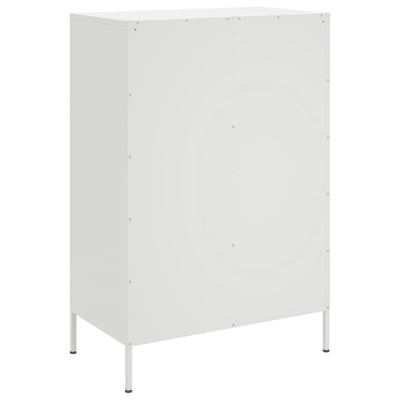 Kaappi valkoinen 68x39x101,5 cm kylmävalssattu teräs