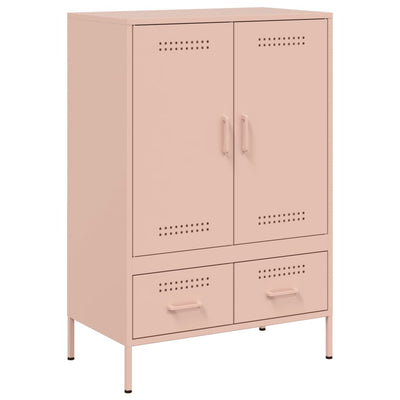 Kaappi pinkki 68x39x101,5 cm kylmävalssattu teräs