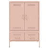 Kaappi pinkki 68x39x101,5 cm kylmävalssattu teräs