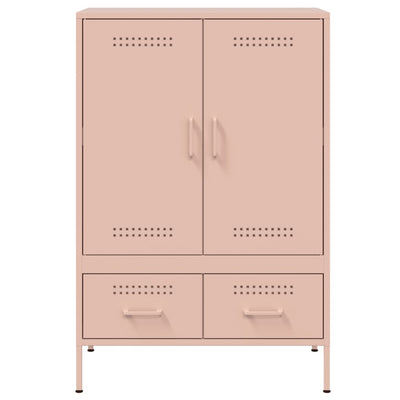 Kaappi pinkki 68x39x101,5 cm kylmävalssattu teräs