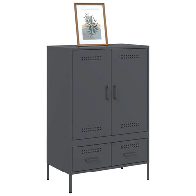 Kaappi antrasiitti 68x39x101,5 cm kylmävalssattu teräs