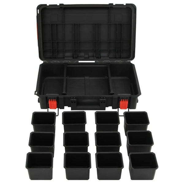 Kannettava Flight Case Musta 56,5x34x16 cm PP