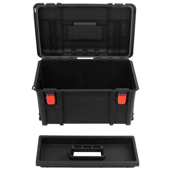 Kannettava Flight Case Musta 57x35x32,5 cm PP