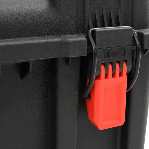 Kannettava Flight Case Musta 57x35x32,5 cm PP
