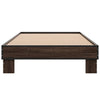 Ruskea sängynrunko Ladilslau 100x200cm (puinen ja metalli)