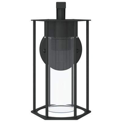 Musta ulkoseinävalo Dogan (ruostumaton teräs)