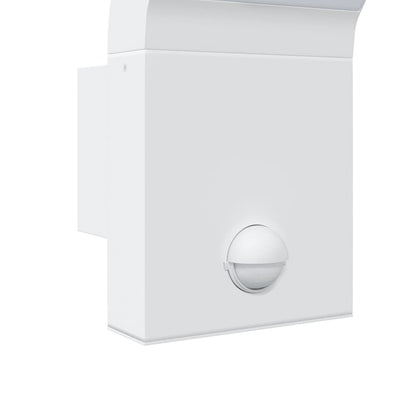 LED Ulkoseinävalo sensorilla valkoinen valualumiini