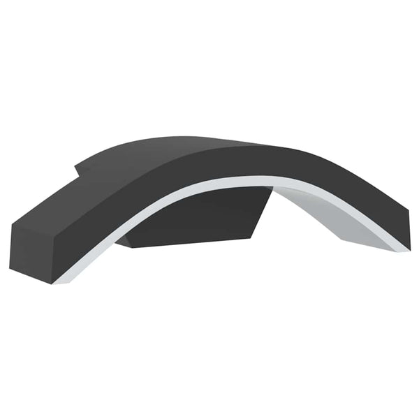 Musta led ulkoseinävalot Arminta (2 kpl valualumiini)