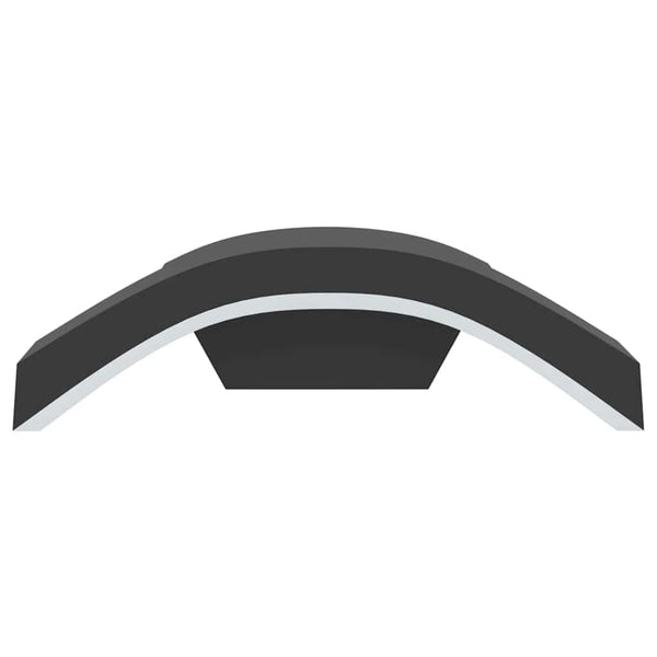 Musta led ulkoseinävalot Arminta (2 kpl valualumiini)