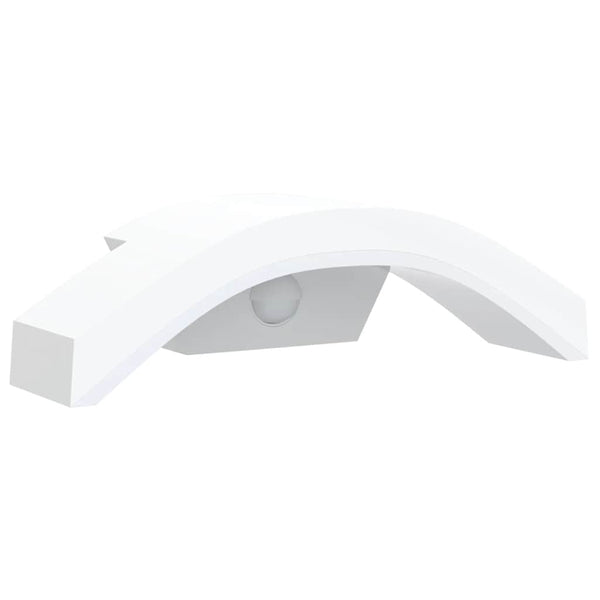 Valkoinen led ulkoseinävalot sensoreilla Arminta (2 kpl valualumiini)