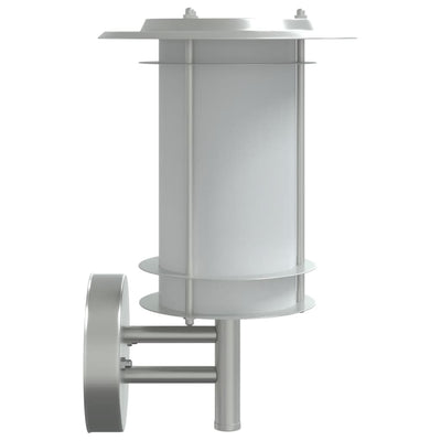 Hopea ulkoseinävalo Solidea (ruostumaton teräs)