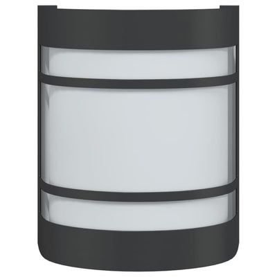 Musta ulkoseinävalo Iacobita (ruostumaton teräs)