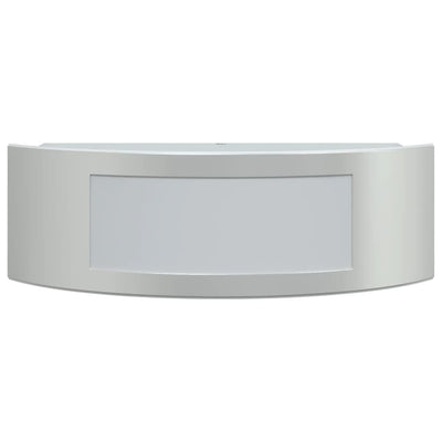 Hopea ulkoseinävalot Monoca (2 kpl ruostumaton teräs)