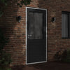 Musta ulkoseinävalo sensorilla Emn (valualumiini)