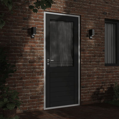 Ulkoseinävalot sensoreilla 2 kpl musta valualumiini