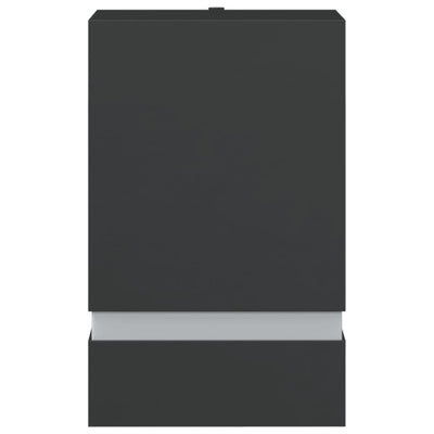 Musta ulkoseinävalo Avram (ruostumaton teräs)