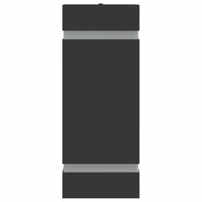 Musta ulkoseinävalo Avram (ruostumaton teräs)