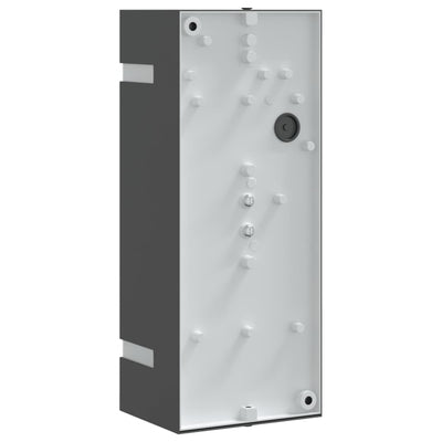 Musta ulkoseinävalo Avram (ruostumaton teräs)