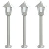 Hopea pylväsvalaisimet Evrica 80cm (3 kpl ruostumaton teräs)