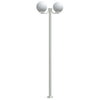 Hopea pylväsvalaisimet Xantia 215cm (3 kpl ruostumaton teräs)