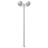 Hopea pylväsvalaisimet Xantia 215cm (3 kpl ruostumaton teräs)