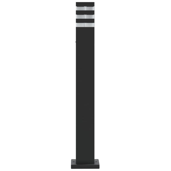 Musta pylväsvalaisin Isliam 80cm (alumiini)
