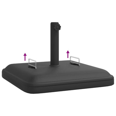 Aurinkovarjon jalusta kahvoilla Ecatarina Ø38/48 mm (tangolle 27 kg neliö)