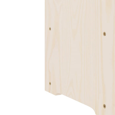 Viiniteline ylätasolla 33x25x37 cm täysi mänty