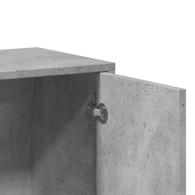 Senkit 2 kpl betoninharmaa 60x31x70 cm tekninen puu